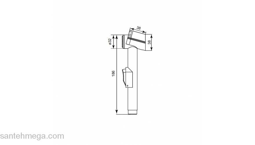 Душевой комплект гигиенический IDDIS 0101F15I20. Фото