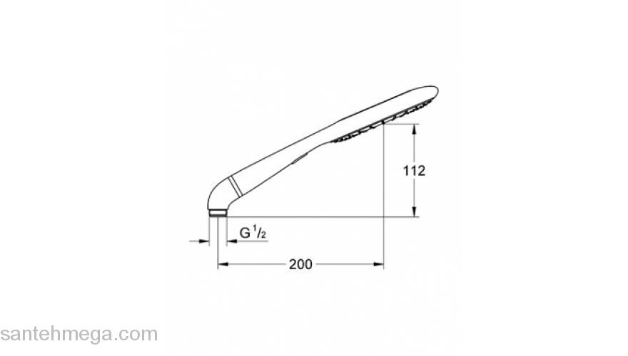 Ручной душ GROHE Rainshower Icon 27635000. Фото