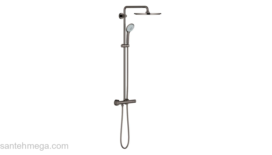 GROHE 26075A00 Euphoria XXL 310 Душевая система с термостатом для душа, цвет: темный гарфит, глянец. Фото