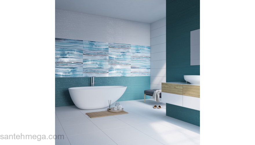 Gracia Ceramica 010101004969 Плитка облицовочная Marella 300х900 turquoise 01. Фото