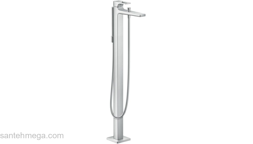 Напольный смеситель для ванны Hansgrohe Metropol 74532000 (с рукояткой петлей). Фото