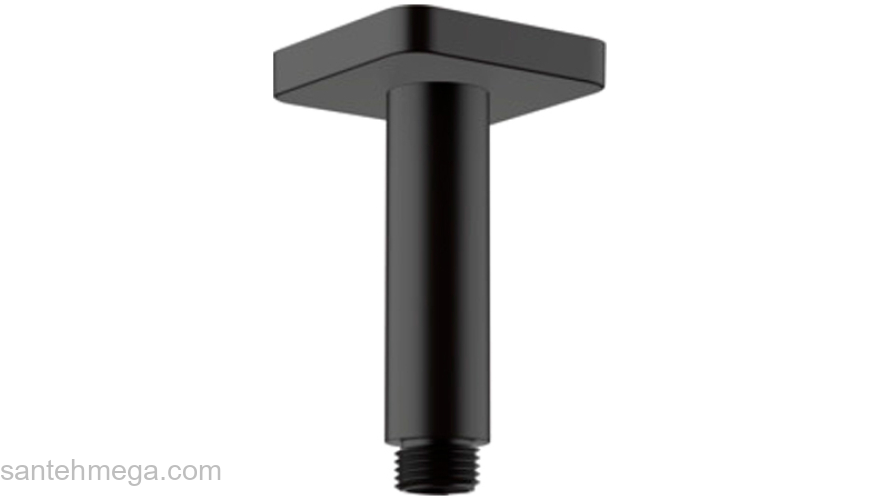 Потолочное подсоединение 100 мм Hansgrohe Vernis Shape 26406670 черный. Фото