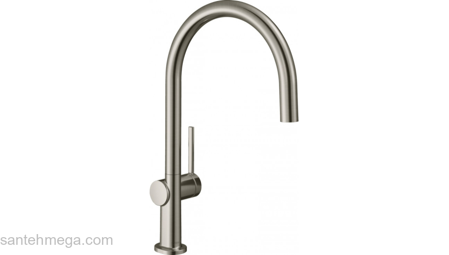 Кухонный смеситель однорычажный, 220, 1jet Hansgrohe 72804800, под сталь. Фото
