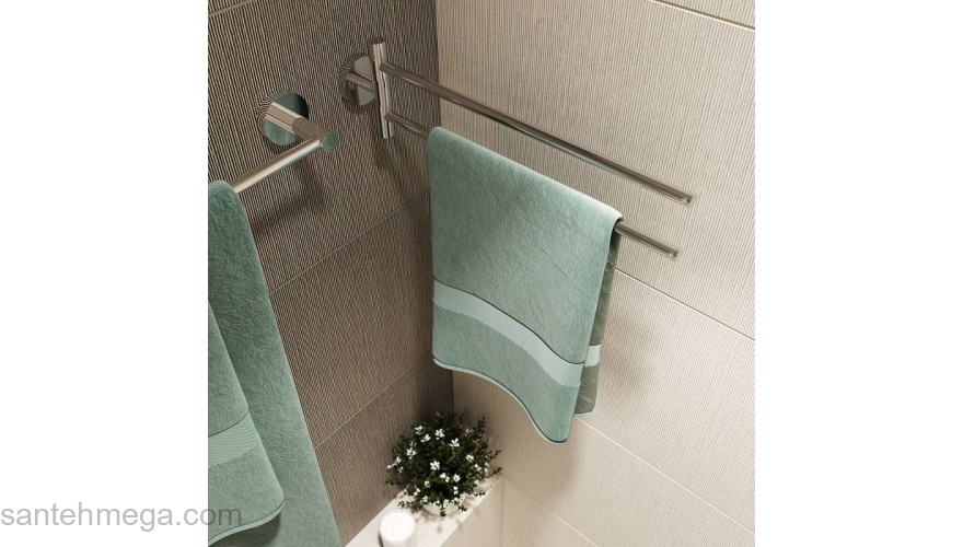 Полотенцесушитель двойной сплав металлов Sena IDDIS SENSS20i49 для ванной комнаты. Фото