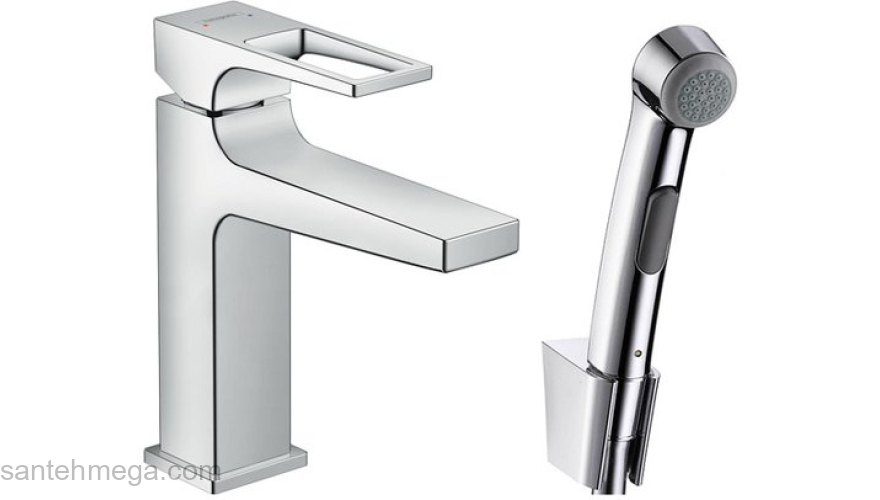 Смеситель для раковины Hansgrohe Metropol 110 74522000. Фото