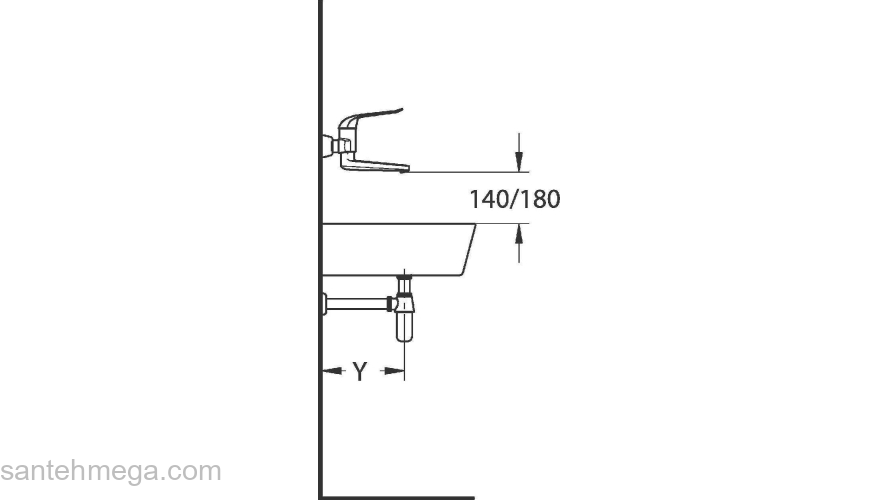 Смеситель для раковины GROHE Euroeco Special 32773000. Фото