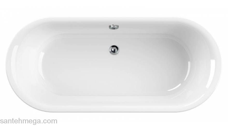Ванна акриловая CEZARES Metauro Wall 180x80. Фото