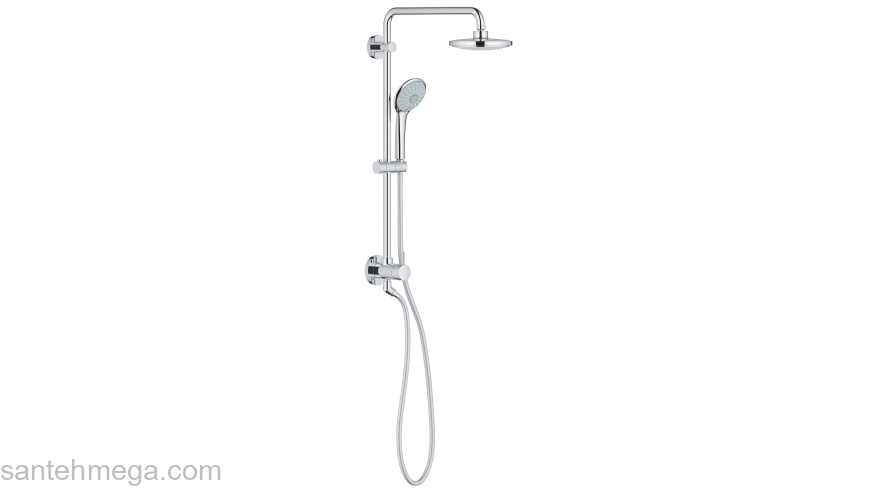 GROHE 26190000 Retro-fit 180 Душевая система с переключателем для настенного монтажа. Фото