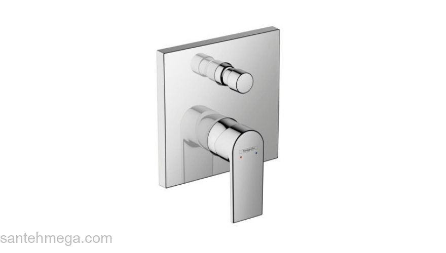 Смеситель для ванны Vernis Shape Hansgrohe 71468000, хром. Фото