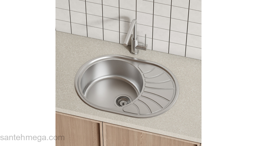 Мойка нерж. сталь шелк 650*460 Suno S IDDIS SUN65SDi77. Фото