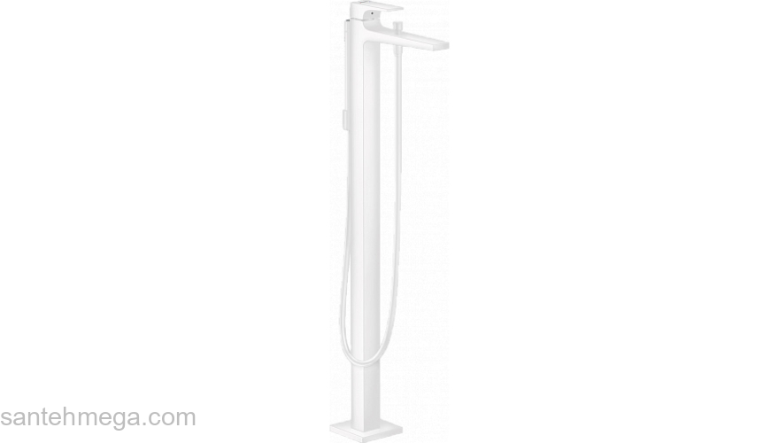 Смеситель Hansgrohe Metropol для ванны 32532700, матовый белый. Фото