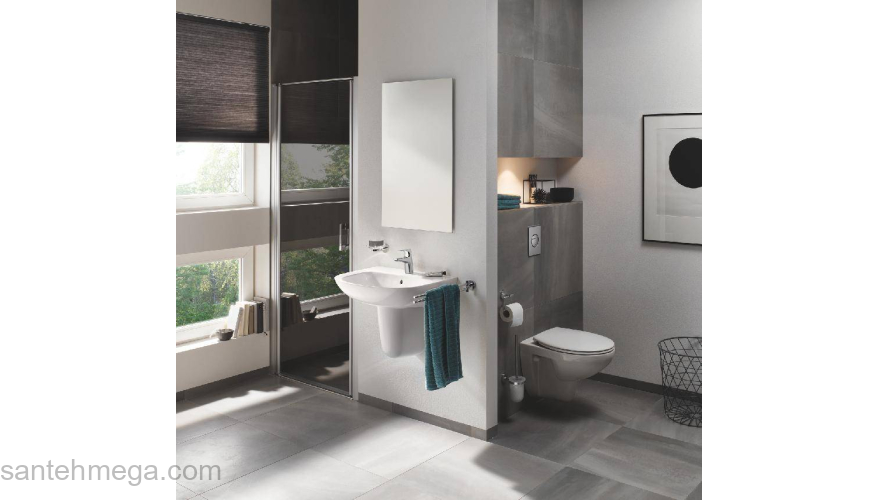 GROHE 23752000 BauFlow Смеситель для раковины, гладкий корпус, S-Size. Фото