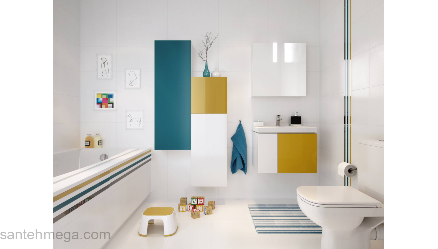 CERSANIT Тумба под раковину COLOUR 50 белый SZ-COL-CM/COL/50. Фото