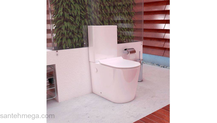 SOLE TORR Безободковый унитаз-компакт с сиденьем Soft-close. Фото