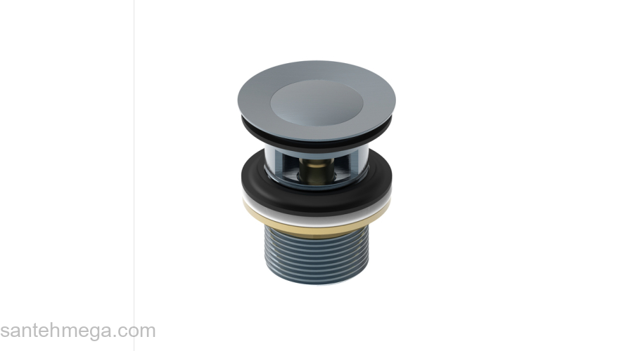 Выпуск для умывальника Slide графит IDDIS SLIGM00i88. Фото