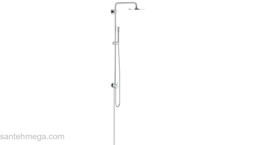 GROHE 27058000 Rainshower Душевая система с переключателем, настенный монтаж. Фото