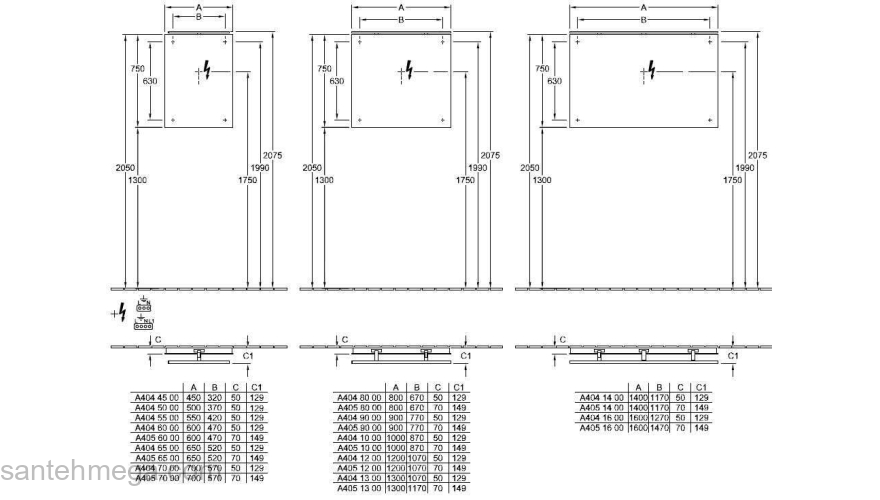 Зеркало Villeroy&Boch More to See 90 A404 9000. Фото