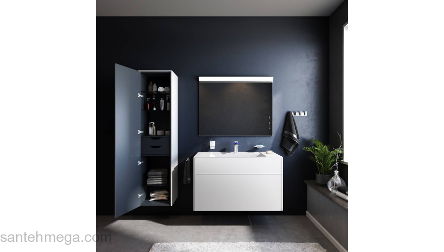 База под раковину подвесная 100 см, 3 ящика, белый матовый AM.PM Inspire 2.0 M50AFHX1003WM. Фото