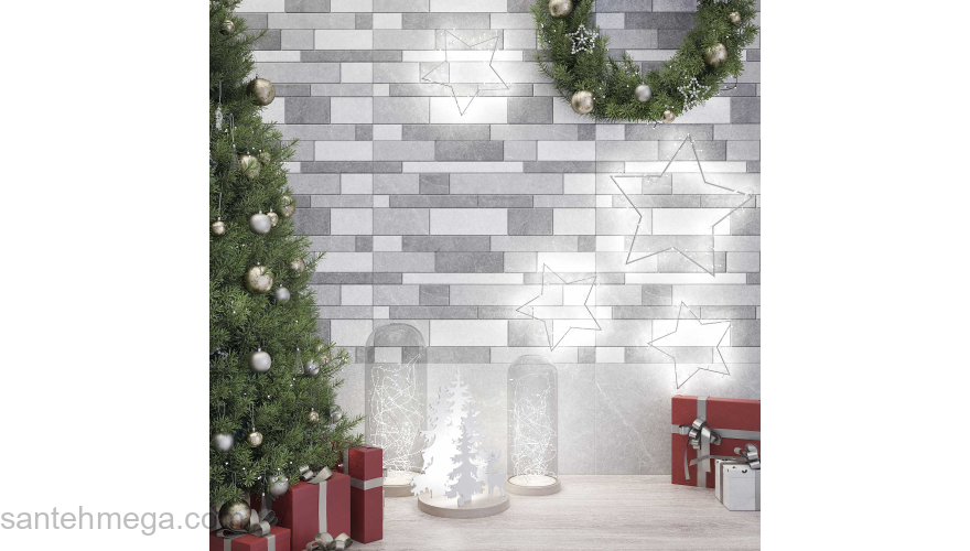 Керамин Ступень Скальд 1 295х600 светло-серый