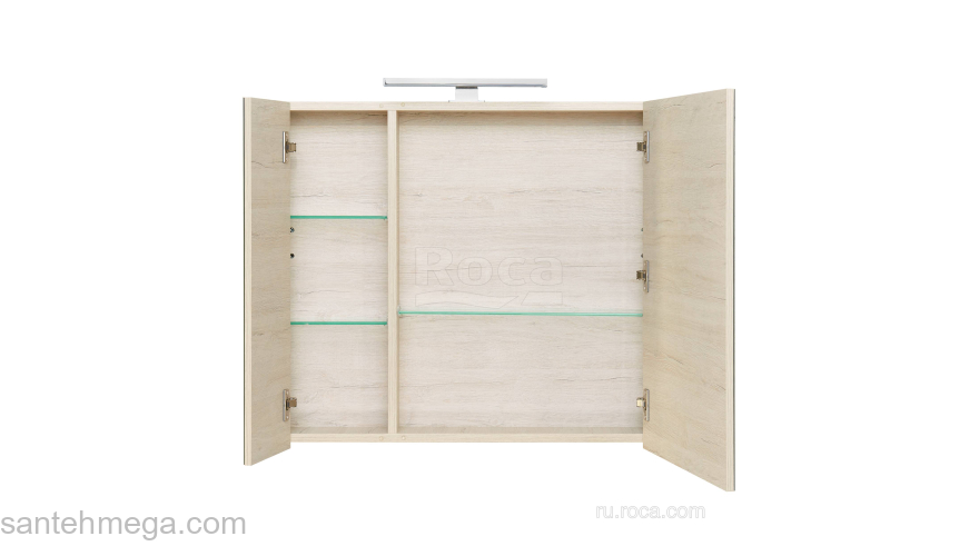 Зеркальный шкаф ROCA Etna 80 дуб верона 857304445. Фото