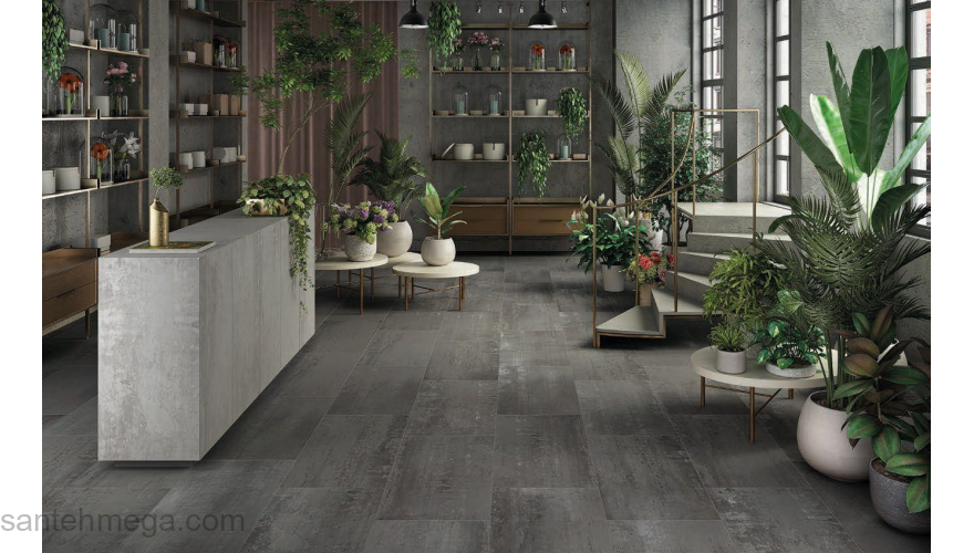 COLISEUMGRES 610010001968 Керамический гранит Турин 450х900 грэй. Фото