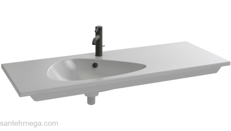 Раковина-столешница JACOB DELAFON Nouvelle Vague 121x51 EXAP112-Z-00. Фото