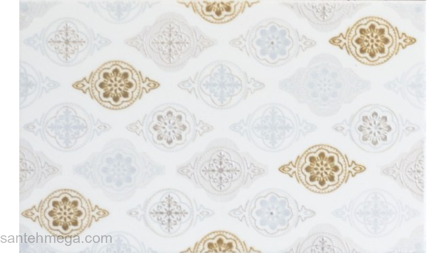 Unitile 010300000186 Декор Фелиса 250х400 белый 01