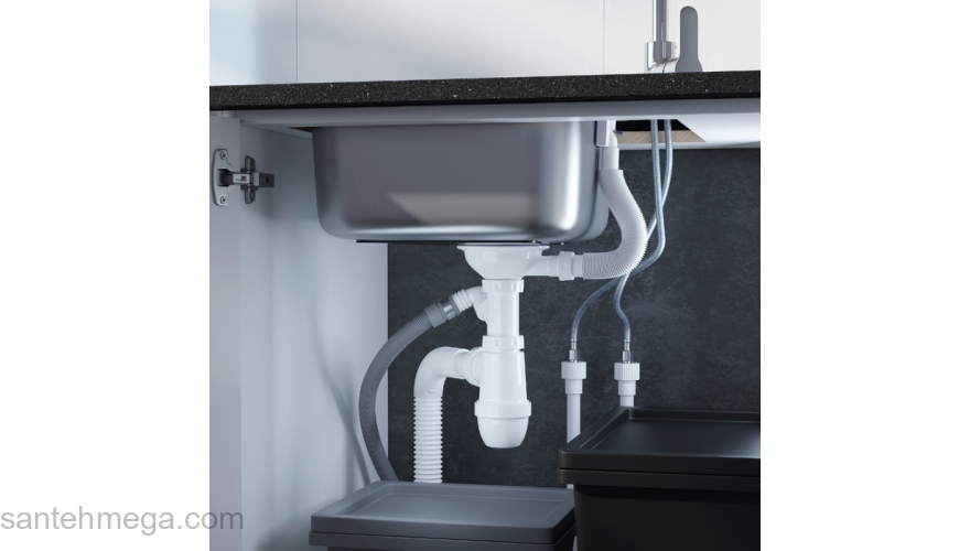 Мойка с сифоном арт. S11UPS0i84 нерж. сталь шелк 770*480 Suno S IDDIS SUN77SDi77S. Фото