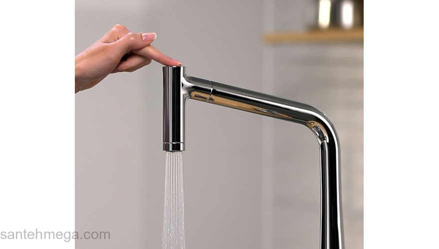 Смеситель для кухни Hansgrohe Metris хром 14820000. Фото