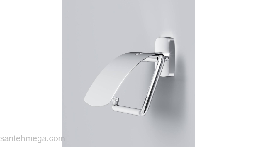 Держатель для туалетной бумаги с крышкой AM.PM Gem A90341400 для ванной комнаты. Фото