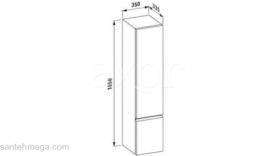 Пенал LAUFEN Pro 4.8312.1.095.463.1. Фото