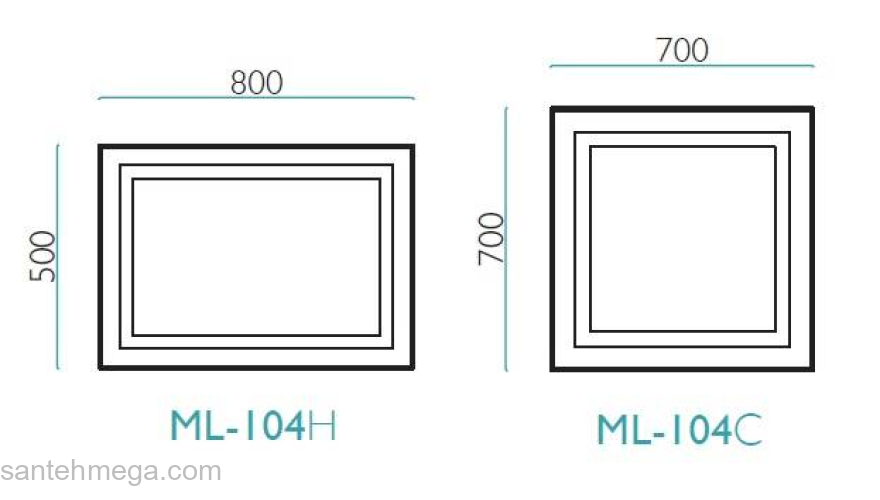 Зеркало МИР СТЕКЛА ML-104. Фото