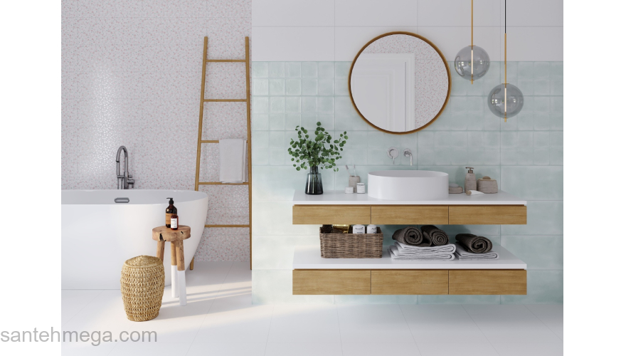 Gracia Ceramica 010100001233 Плитка облицовочная Sweety 250х600 turquoise 04. Фото