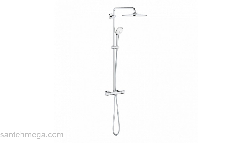 GROHE 26075001 Euphoria Душевая система с термостатическим смесителем, хром. Фото