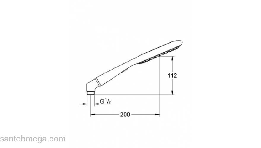 Ручной душ GROHE Rainshower Icon 27447000. Фото