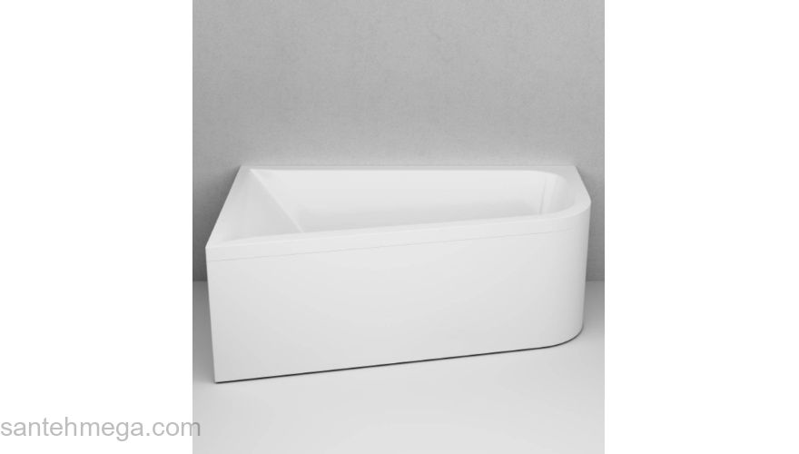 Ванна акриловая левосторонняя 160х100 см AM.PM Spirit W72A-160L100W-A2. Фото