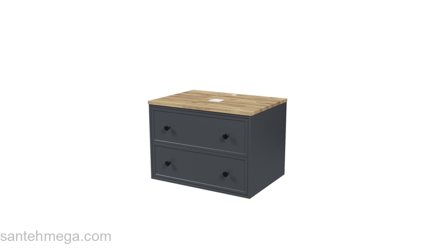 Тумба подвесная со столешницей 70 см темно-серый Torr IDDIS TOR70DBi95K. Фото