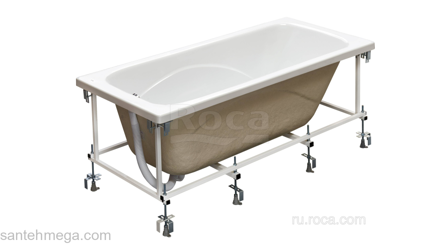 Ванна ROCA Line 150х70 прямоугольная белая ZRU9302982. Фото