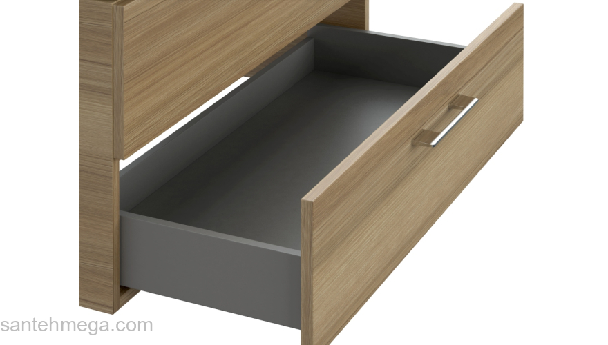 CERSANIT Тумба LARA 80 орех A63416. Фото