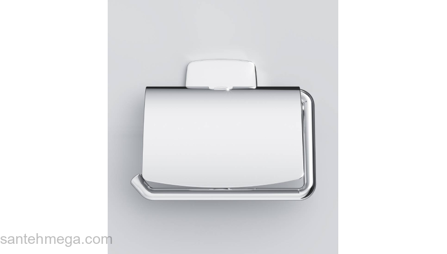 Держатель для туалетной бумаги с крышкой AM.PM Gem A90341400 для ванной комнаты. Фото