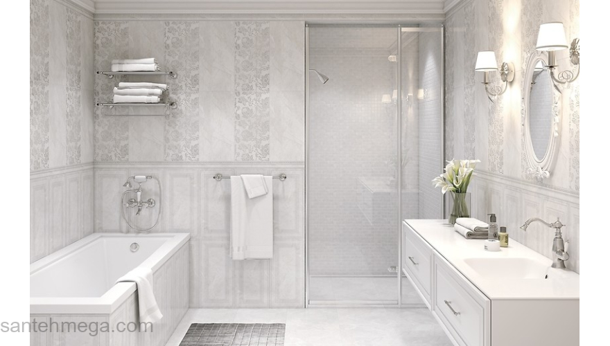 CERSANIT DAL521D-60 Плитка облицовочная Dallas 298х598 светло-серый. Фото