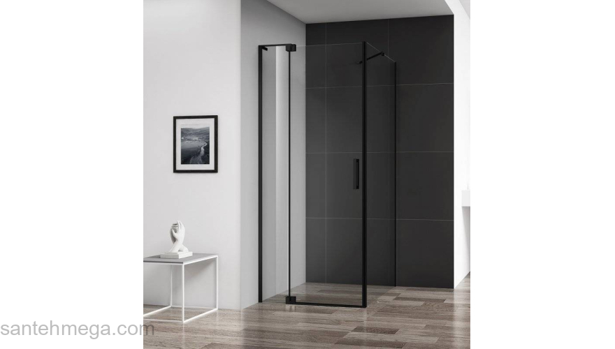 Душевой угол CEZARES Slider SLIDER-AH-1-100-80/90-C-NERO. Фото