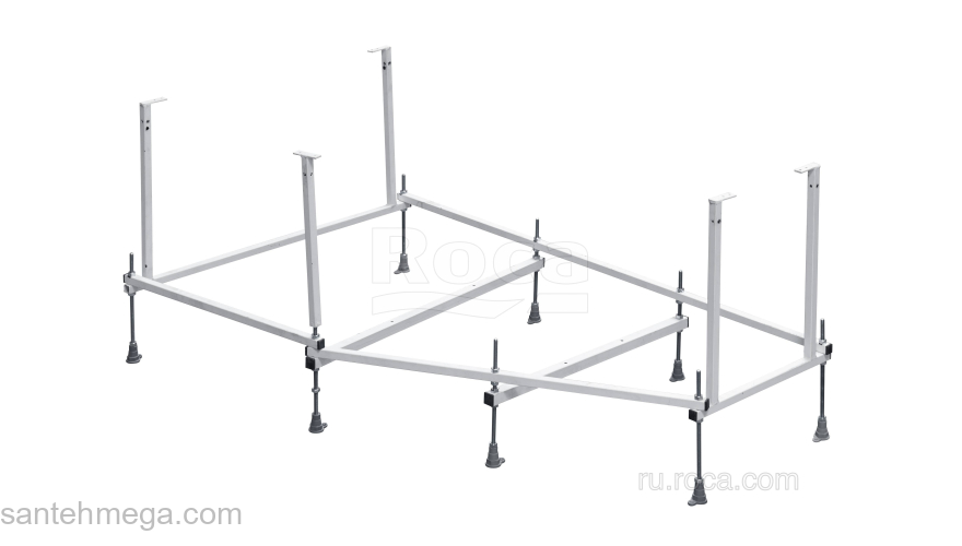 Ванна ROCA Hall Angular 150х100 асимметричная правая белая ZRU9302865. Фото