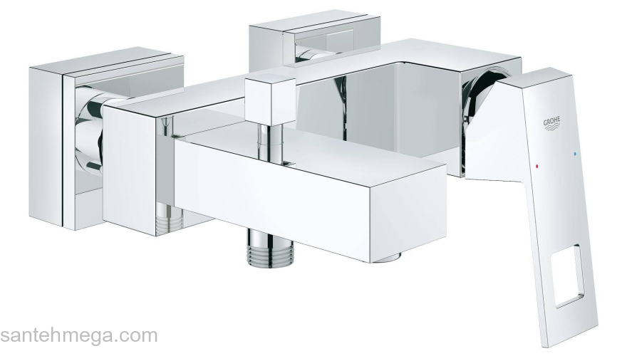 Cмеситель для ванны GROHE Eurocube 23140000. Фото