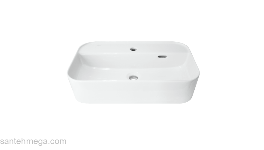 Раковина накладная SANITA LUXE Infinity Shelf 60х36 INF60SLWB01SH. Фото