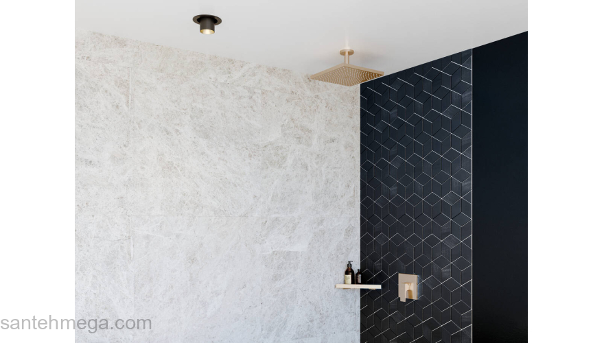 Угловая корзинка AddStoris Hansgrohe 41741140, шлифованная бронза для ванной комнаты. Фото