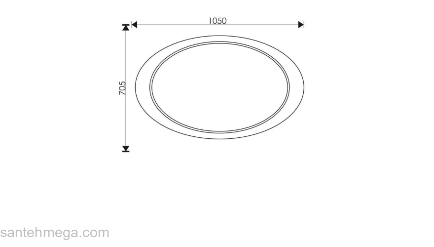 Зеркало SFARZOSO Riccardo 100. Фото