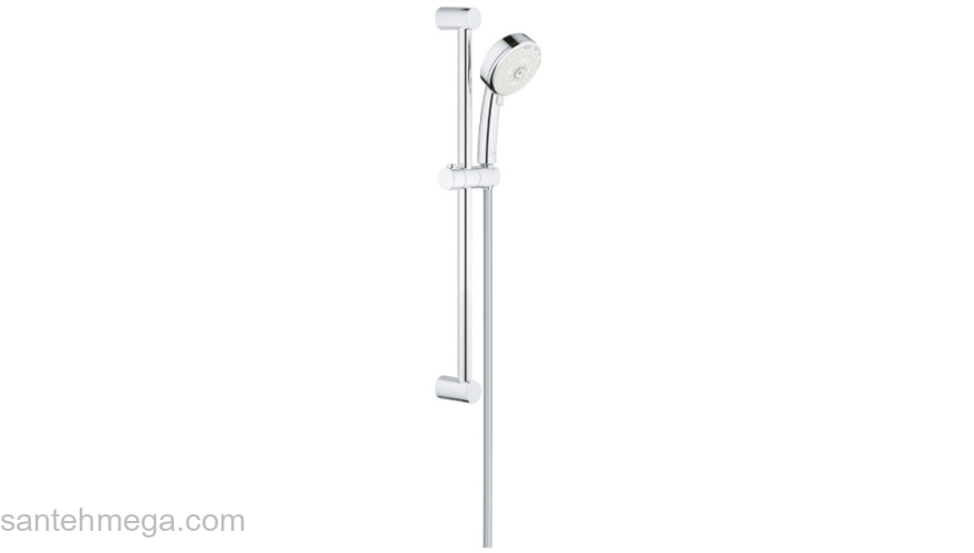 GROHE 27787002 Tempesta New Cosmopolitan 100 Душевой гарнитур, душевая штанга 600 мм, шланг 1750 мм, хром. Фото