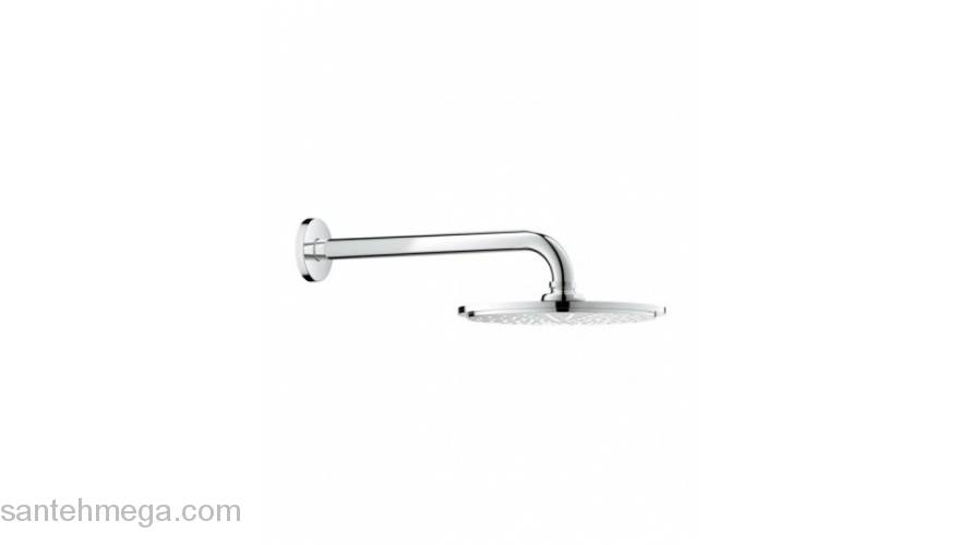 Верхний душ с душевым кронштейном GROHE Rainshower 26052000. Фото