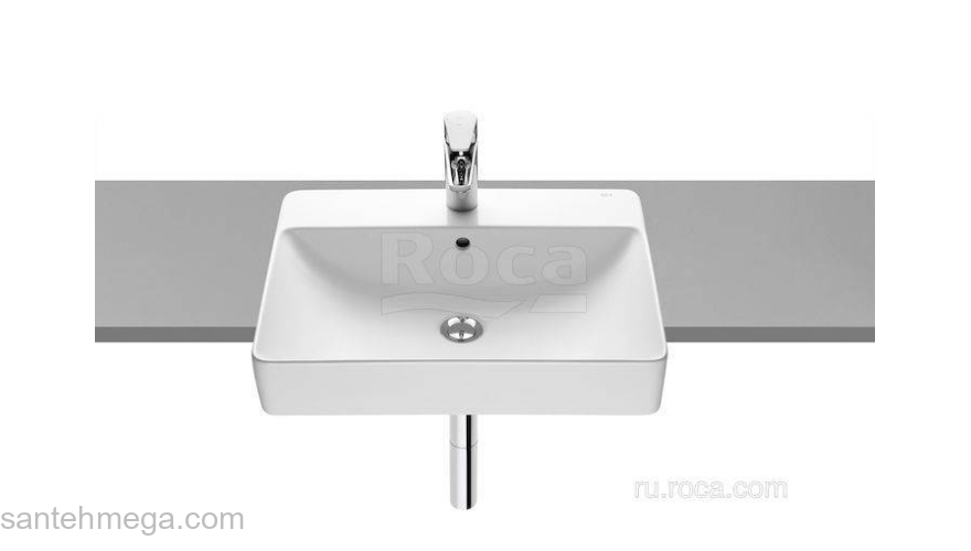 Раковина полувстраиваемая ROCA Inspira Square 55x42 32753S000. Фото